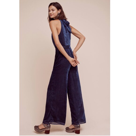Anthropologie Elevenses Velvet Nova Jumpsuit - Picture 5 of 11